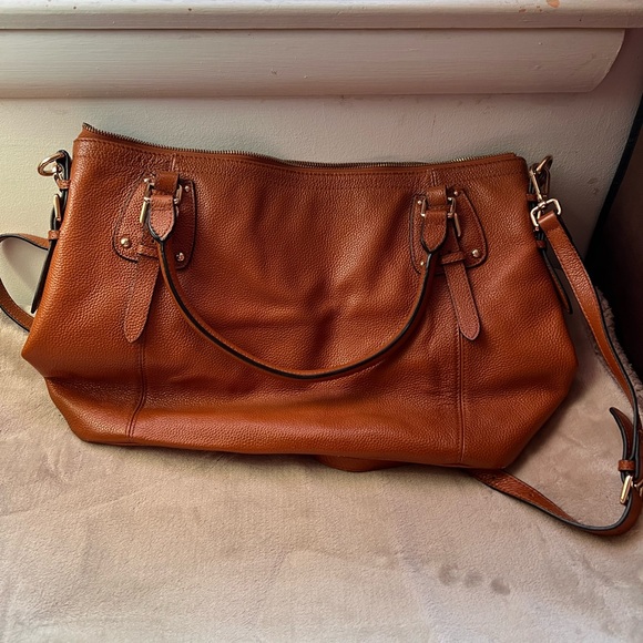 Leather tote bag by Kattee - Picture 1 of 10